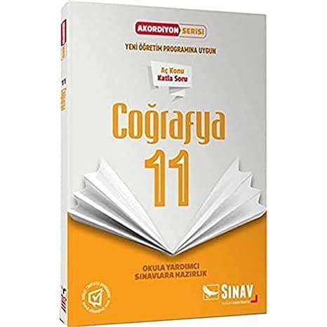 Sınav 11. Sınıf Coğrafya Akordiyon KitapSınav 11. Sınıf Coğrafya Akordiyon Kitap - Kirtasiyem.net11.Sınıf