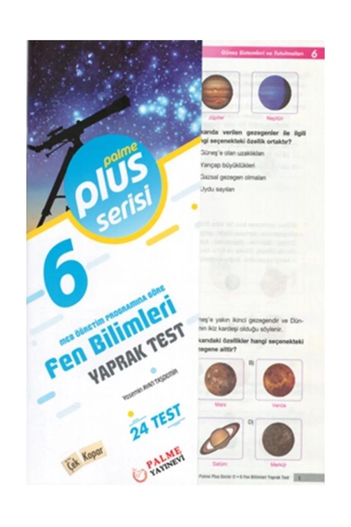 Sınav 6. Sınıf Fen Bilimleri Yaprak Test 24 TestSınav 6. Sınıf Fen Bilimleri Yaprak Test 24 Test - Kirtasiyem.netYardımcı Kitaplar