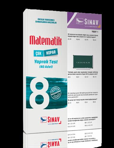 Sınav 8. Sınıf Matematik Yaprak Test 40 TestSınav 8. Sınıf Matematik Yaprak Test 40 Test - Kirtasiyem.netOrtaokul