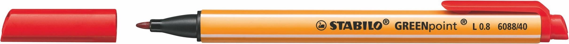 Stabilo Fineliner Greenpoint Kırmızı 6088/41Stabilo Fineliner Greenpoint Kırmızı 6088/41 - Kirtasiyem.netDövme Kalemleri