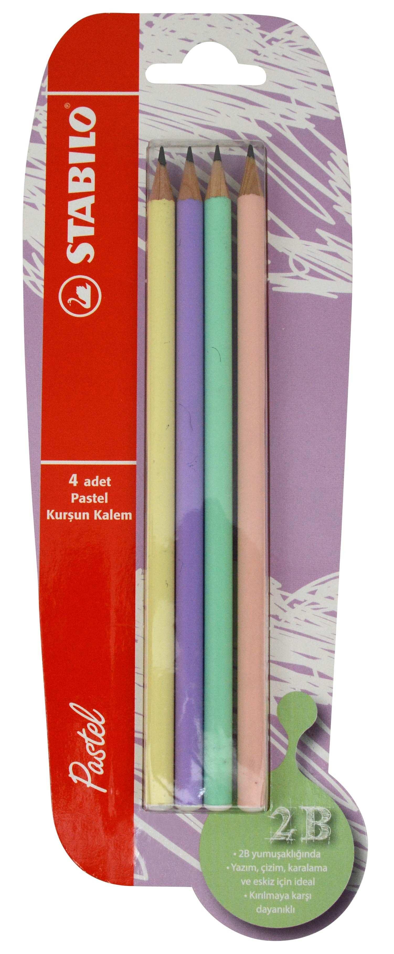 Stabilo Kurşun Kalem Pastel-Somon 421/2B-4Stabilo Kurşun Kalem Pastel-Somon 421/2B-4 - Kirtasiyem.netKurşun Kalemler