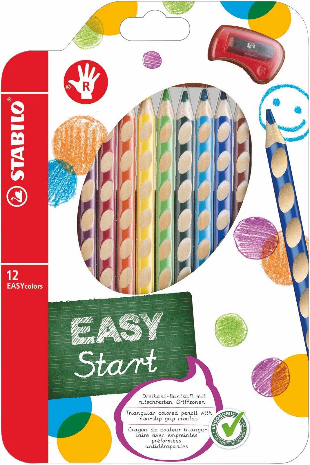 Stabilo Kuru Boya Easycolors Sağ 12 Renk+Kalemtraş 332Stabilo Kuru Boya Easycolors Sağ 12 Renk+Kalemtraş 332 - Kırtasiyem.netKuru Boyalar