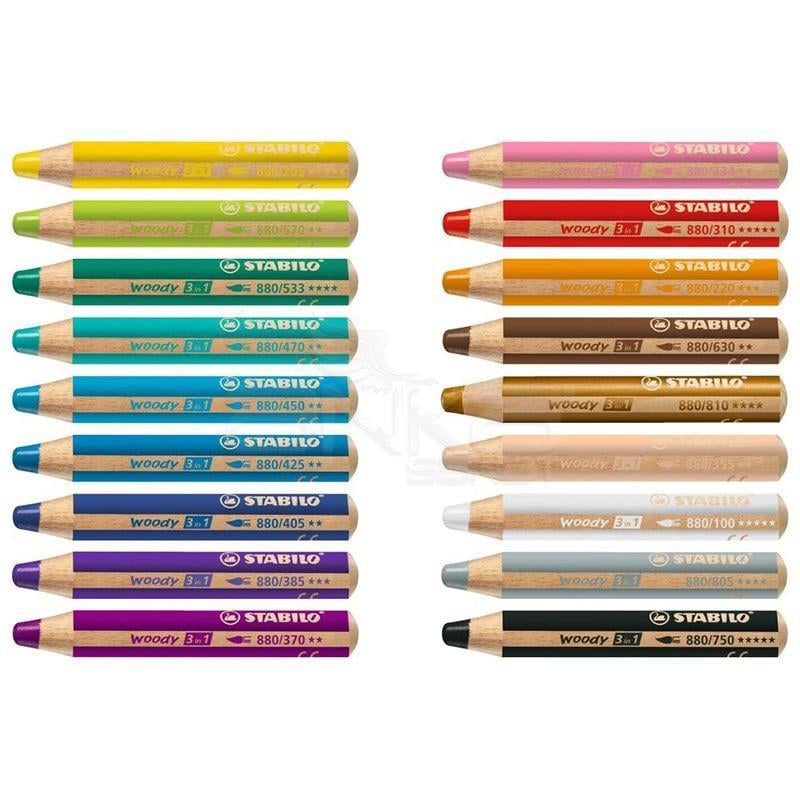 Stabilo Pastel+Kuru+Sulu Boya Woody 3İn 1 48 li Stand (18 Renk)Stabilo Pastel+Kuru+Sulu Boya Woody 3İn 1 48 li Stand (18 Renk) - Kirtasiyem.netStandlar
