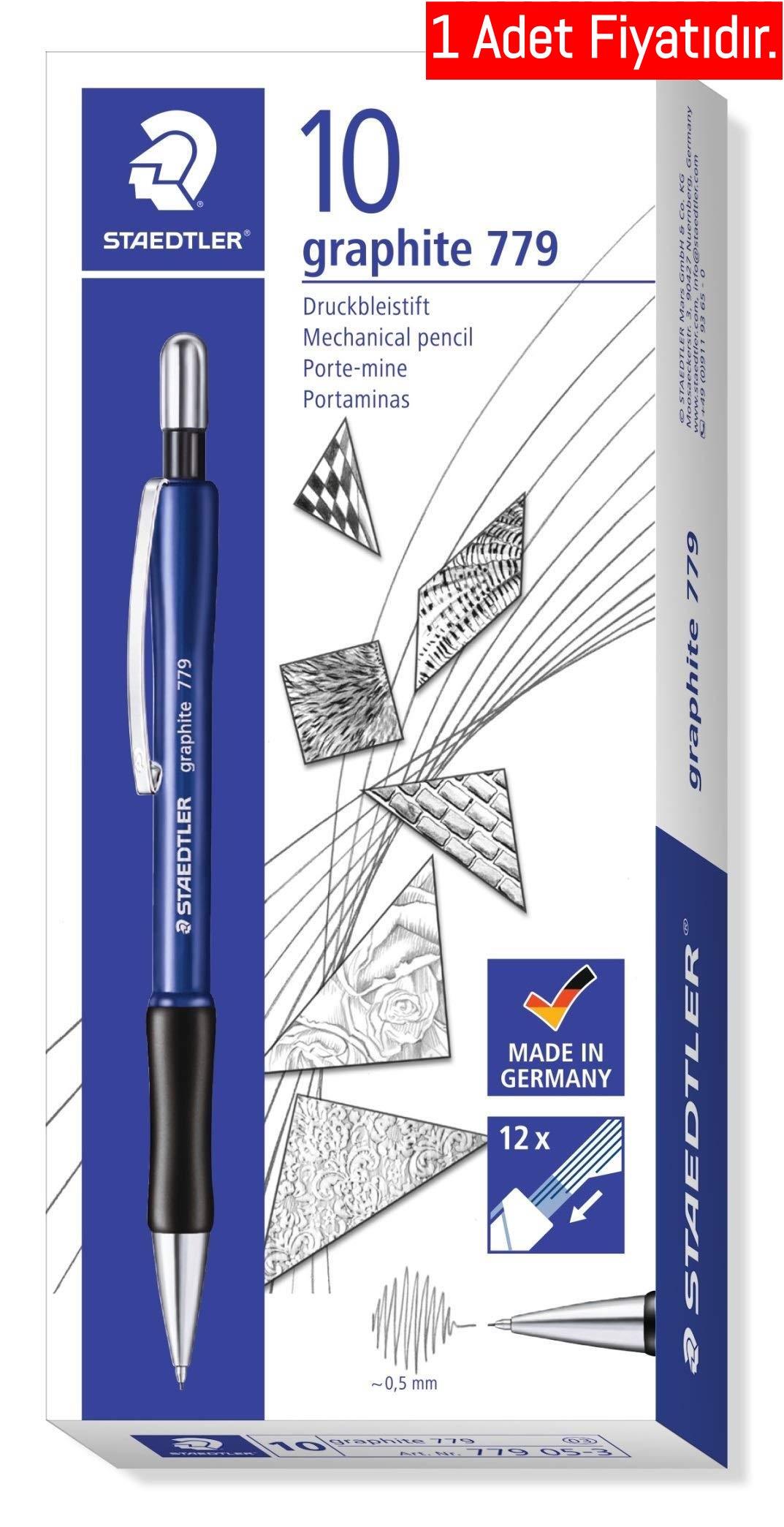 Staedtler Versatil Kalem Graphite 0.5 Mm Mavi 779 05-3  (1 Adet)Staedtler Versatil Kalem Graphite 0.5 Mm Mavi 779 05-3  - Kirtasiyem.netVersatil ( Uçlu ) Kalemler