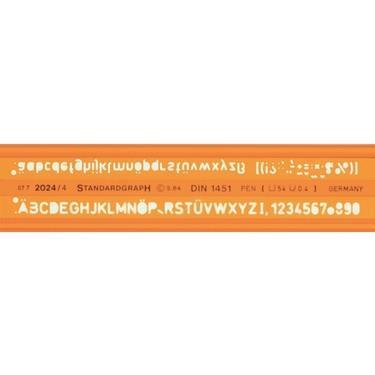 Standardgraph Yazı Şablonu 4 Mm 2024/4 320244Standardgraph Yazı Şablonu 4 Mm 2024/4 320244 - Kirtasiyem.netŞablonlar