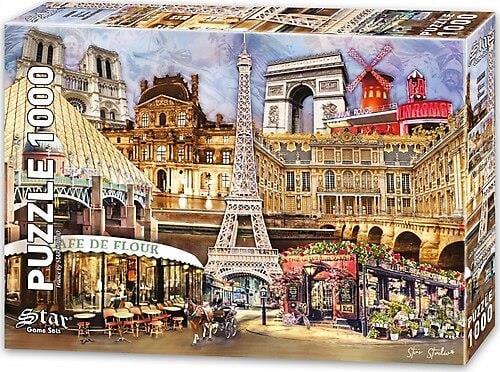 Star 1000 Parça Puzzle Fransa 1101285Ataşlar Ve Kıskaçlar