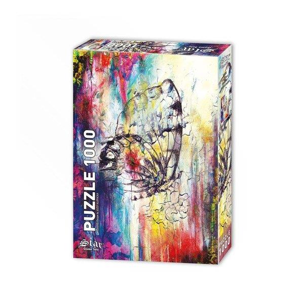 Star 1000 Parça Puzzle Kelebek Öpüşü 1101186 Ataşlar Ve Kıskaçlar