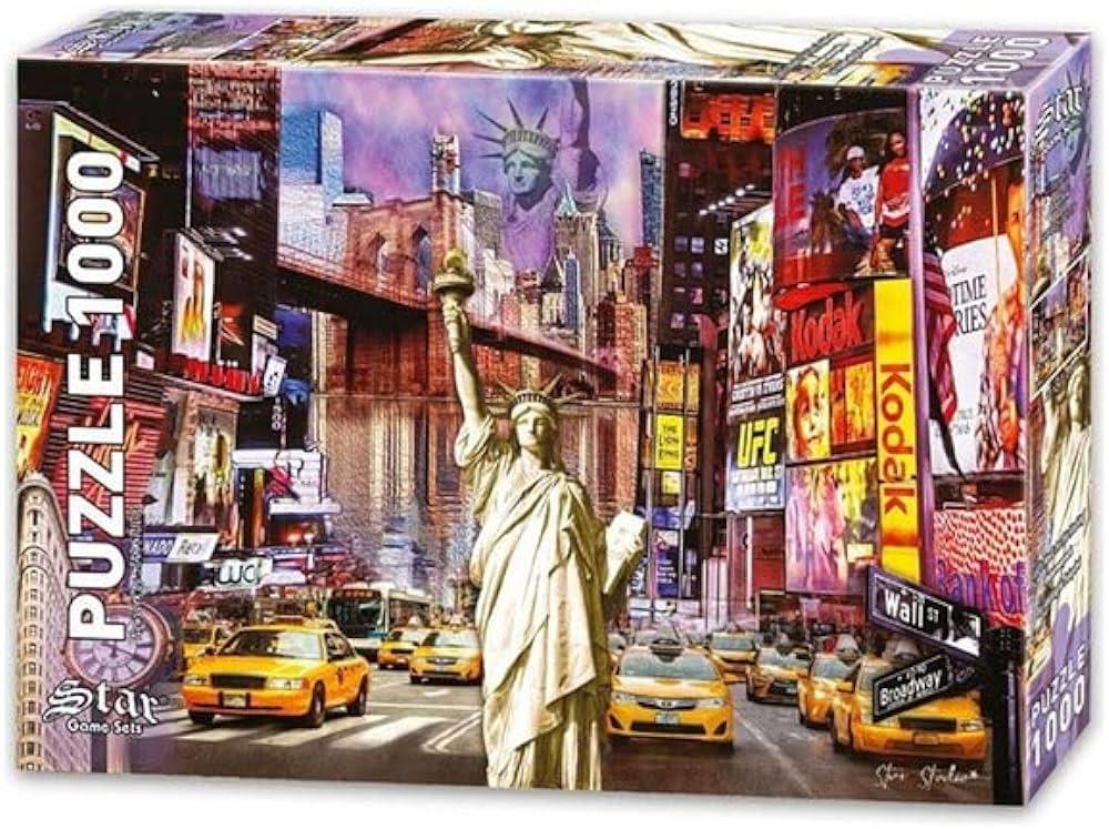 Star 1000 Parça Puzzle New York 1101261Ataşlar Ve Kıskaçlar