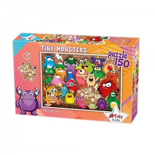 Star 150 Parça Puzzle Minik Canavarlar 1101469Akıl Oyunları