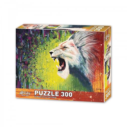 Star 300 Parça Puzzle Beyaz Aslan 1101087Ataşlar Ve Kıskaçlar