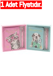 Studio Pets Pt-7788 Defter+Jel Kalem Kutulu (1 Adet)Studio Pets Pt-7788 Defter+Jel Kalem Kutulu - Kirtasiyem.netHatıra Defterleri