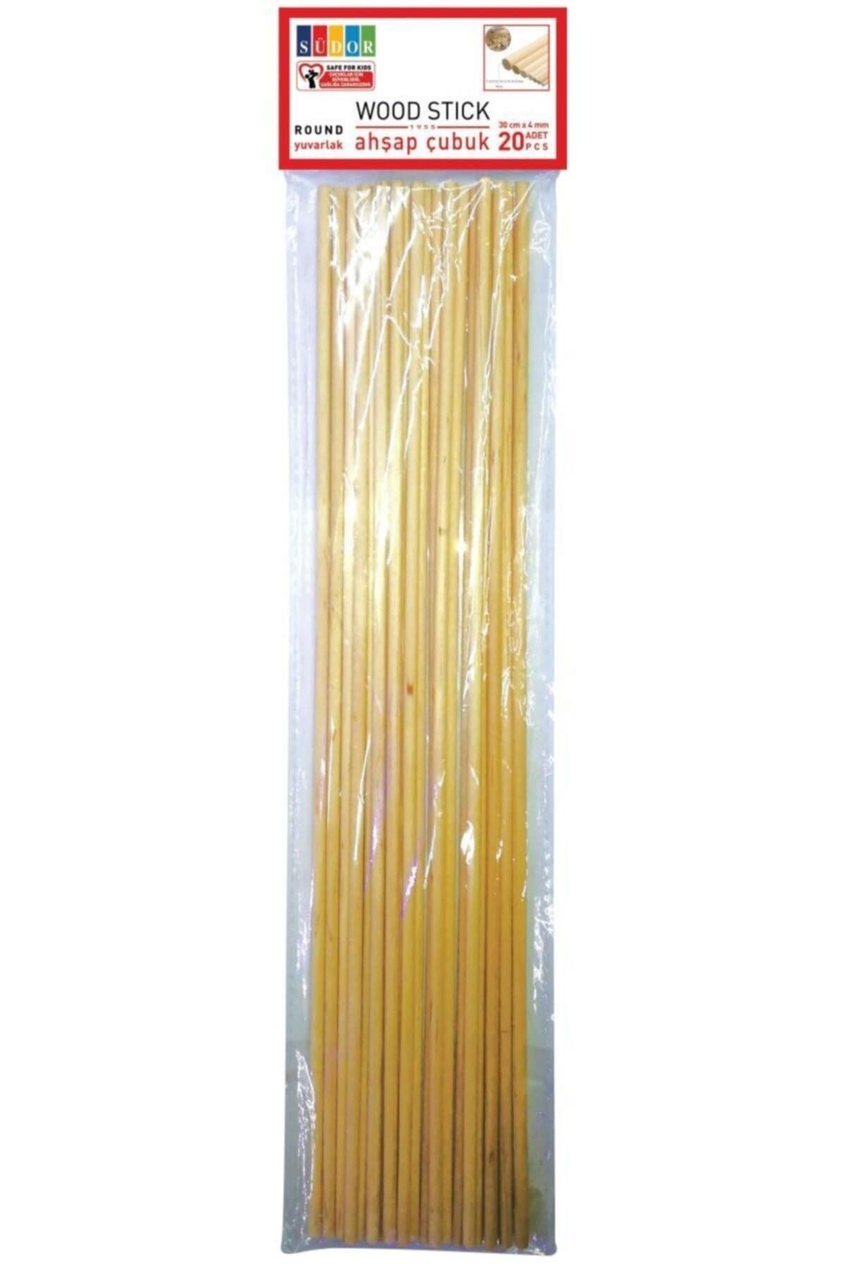 Südor Ahşap Çubuk 30 Cm X 4 Mm X 18 Li        --BS135Südor Ahşap Çubuk 30 cm x 4 mm x 18 li BS135*20 - Kırtasiyem.netAhşap Ürünler