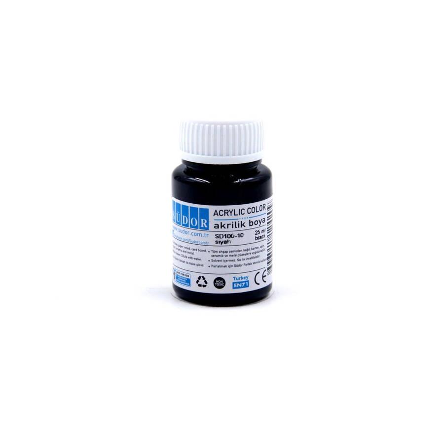 Südor Akrilik Boya 40 Ml Siyah        --SD100-10Südor Akrilik Boya 40 ml Siyah - Kırtasiyem.netAkrilik Boyalar	