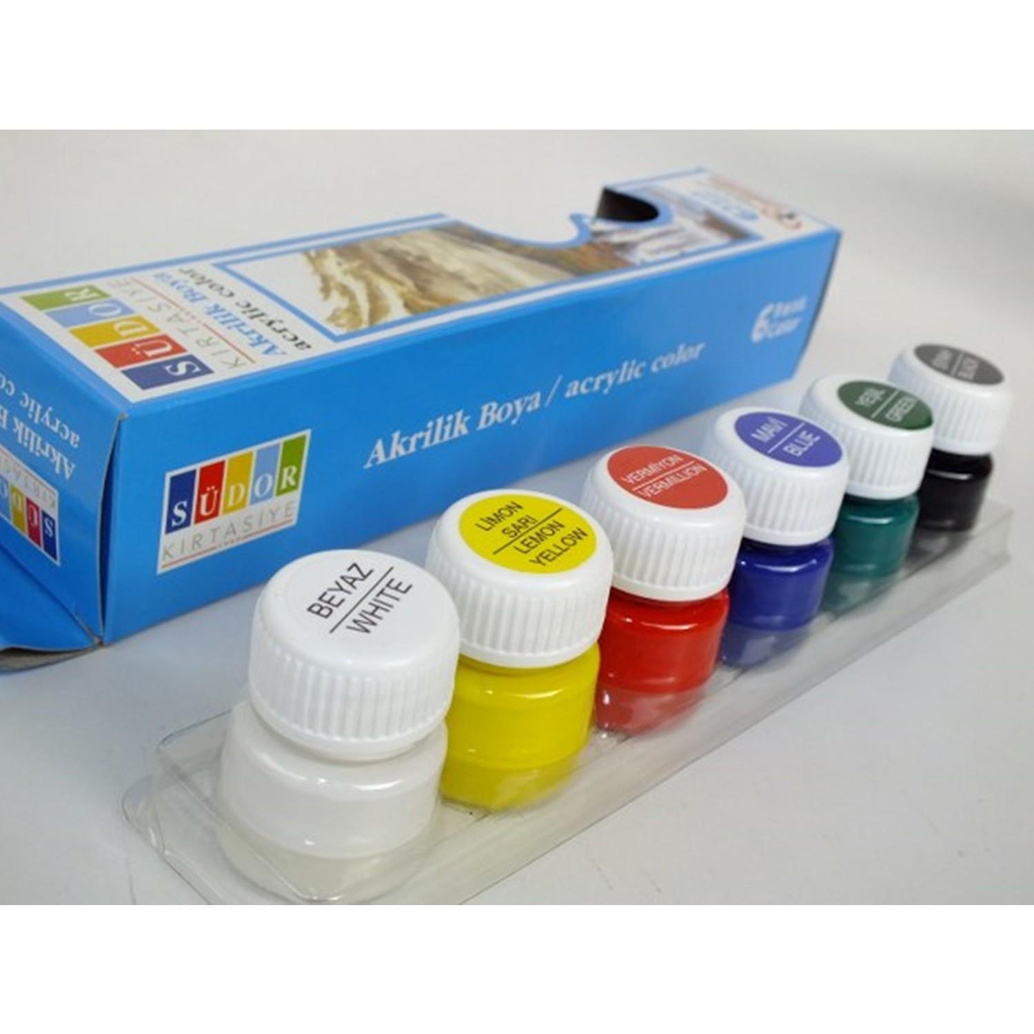 Südor Akrilik Boya Set 6X20 Ml        --SD121Südor Akrilik Boya Set 6X20 Ml        --SD121 - Kırtasiyem.netAkrilik Boyalar	