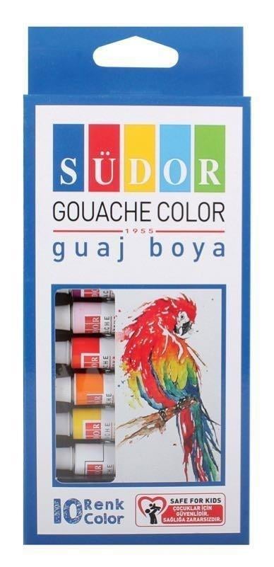 Südor Guaj Boya 10 Lu Tüp 8,5 Ml        --SD572Südor Guaj Boya 10 Lu Tüp 8,5 Ml        --SD572 - Kırtasiyem.netGuaj Boyalar