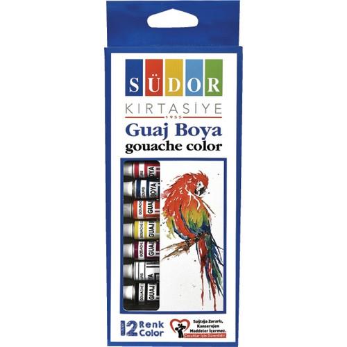 Südor Guaj Boya 12 Li Tüp 8,5 Ml        --SD575Südor Guaj Boya 12 Li Tüp 8,5 Ml        --SD575 - Kırtasiyem.netGuaj Boyalar