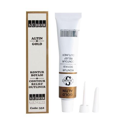 Südor Kontur Boyası Altın 25 Ml        --SD332Südor Kontur Boyası Altın 25 Ml        --SD332 - Kırtasiyem.netCam Boyaları