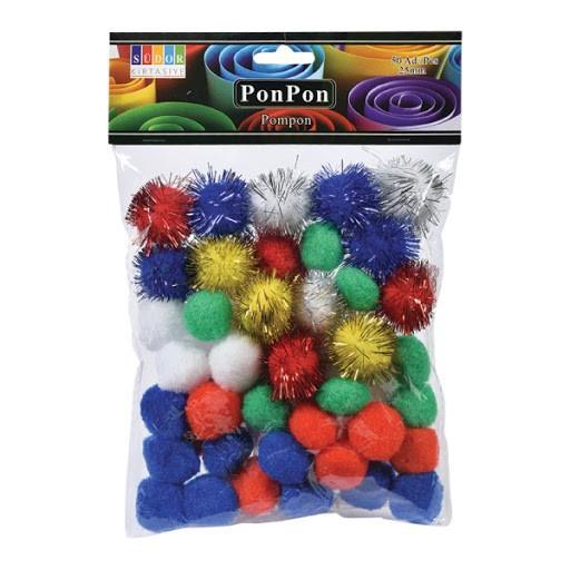 Südor Pon Pon 50'Li Metalik + Normal        --SS24Südor Pon Pon 50'Li Metalik + Normal        --SS24 - Kirtasiyem.netPonponlar