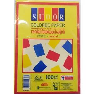 Südor Renkli Fotokopi Kağıdı 100 Lu Pastel Renk        --FK-05Südor Renkli Fotokopi Kağıdı 100 lu Pastel Renk FK-05 - Kirtasiyem.netRenkli Fotokopi Kağıtları