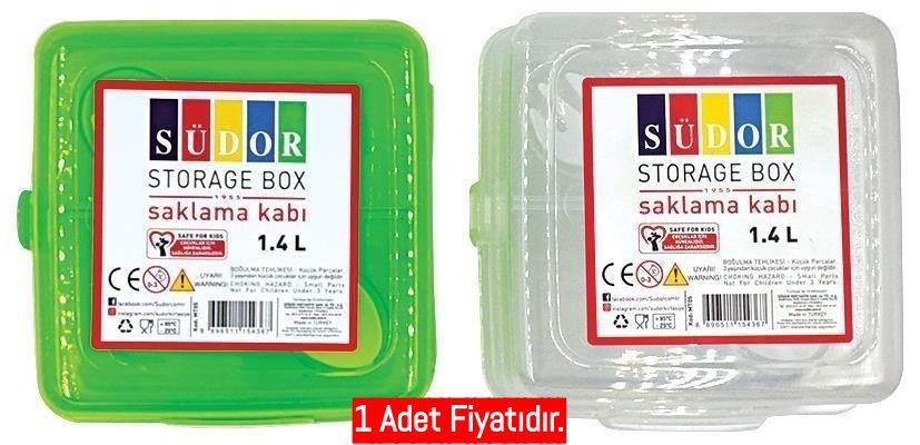 Südor Saklama Kabı Şeffaf        --MT05 (1 Adet)Südor Saklama Kabı Şeffaf        --MT05 - Kirtasiyem.netBeslenme Çantaları