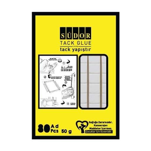 Südor Tack Yapıştır 50 G 60 Pcs        --TC01Südor Tack Yapıştır 50 G 60 Pc - Kirtasiyem.netYapışkanlı Not Kağıtları