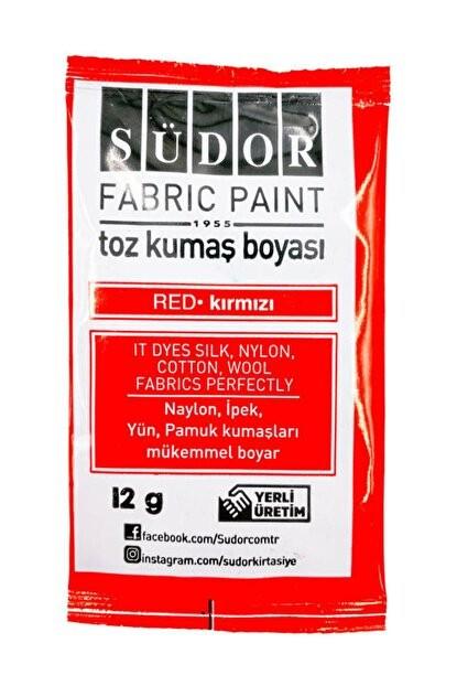 Südor Toz Kumaş Boyası Kırmızı        --KB03Südor Toz Kumaş Boyası Kırmızı - Kırtasiyem.netKumaş Boyaları