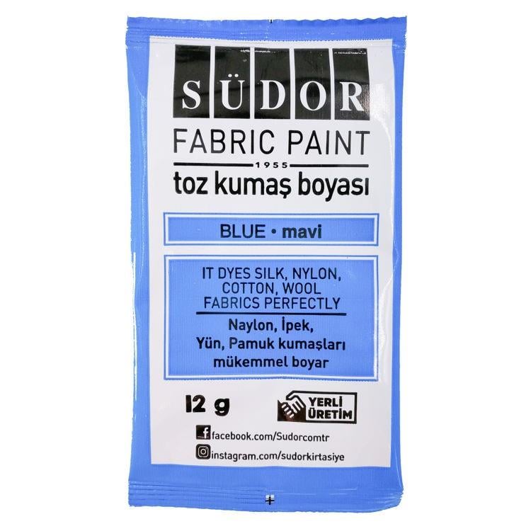 Südor Toz Kumaş Boyası Mavi        --KB04Südor Toz Kumaş Boyası Mavi - Kırtasiyem.netKumaş Boyaları