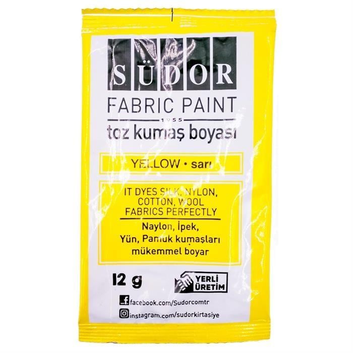 Südor Toz Kumaş Boyası Sarı        --KB01Südor Toz Kumaş Boyası Sarı - Kırtasiyem.netKumaş Boyaları