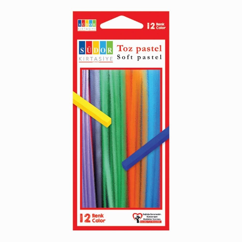 Südor Toz Pastel 12 Renk        --BS97Südor Toz Pastel 12 Renk        --BS97 - Kırtasiyem.netToz Pastel Boyalar