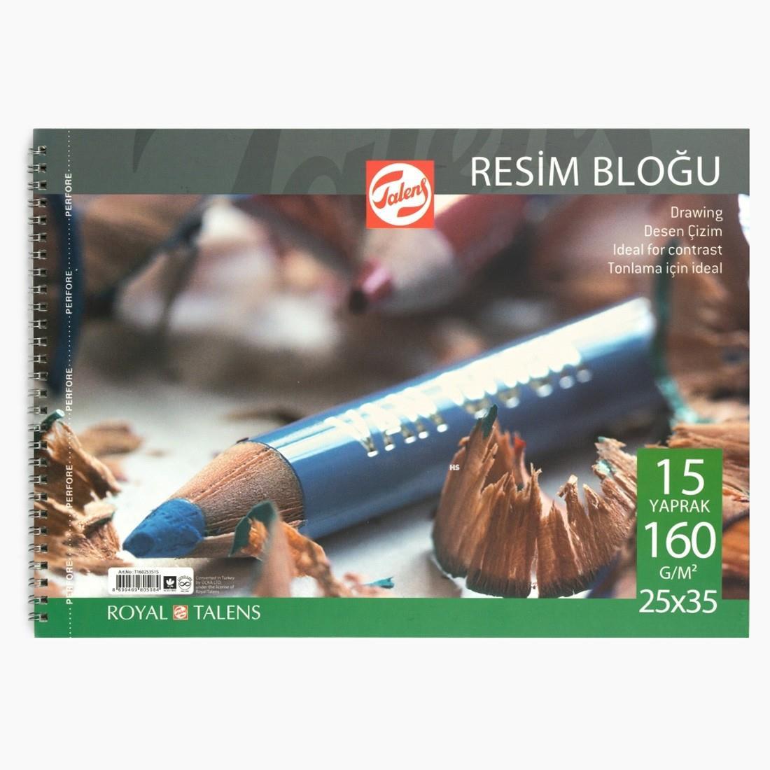 Talens Spiralli Çizim Blok 160 Gr 25*35 15 YaprakTalens Spiralli Çizim Blok 160 Gr 25*35 15 Yaprak - Kirtasiyem.netÇizim Bloknotları