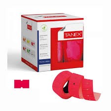Tanex 12X21 Mm Tanex Çizgili Flo Pembe Fiyat Etk 800 Ad.Barkod Etiketleri