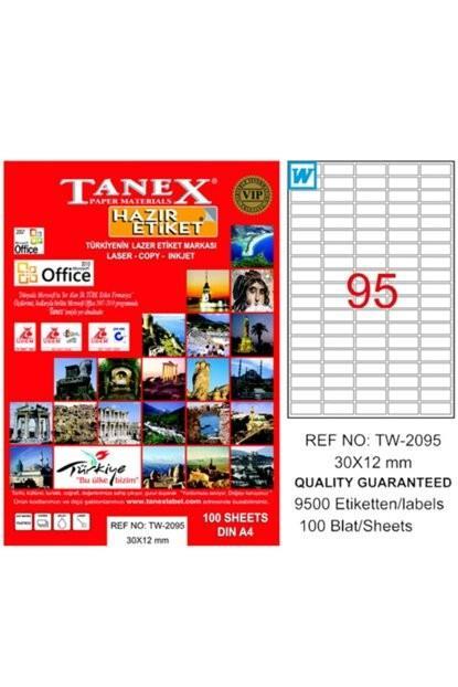 Tanex Bilgisayar Etiketi 30X12 Tw-2095Tanex Bilgisayar Etiketi 30X12 Tw-2095 - Kirtasiyem.netBilgisayar Etiketleri