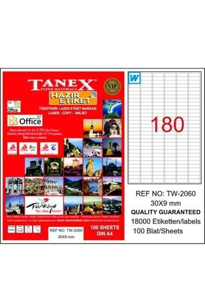 Tanex Bilgisayar Etiketi 30X9 Tw-2060Tanex Bilgisayar Etiketi 30X9 Tw-2060 - Kirtasiyem.netBilgisayar Etiketleri