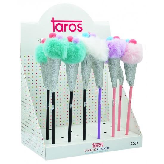 Taros Unick Color Ice Cream Tepeli Kurşun Kalem  5501_20Taros Unick Color Ice Cream Tepeli Kurşun Kalem *24 5501 - Kirtasiyem.netKurşun Kalemler
