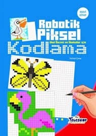 Teleskop Mavi Kitap - Robotik Piksel KodlamaEğitici Kitaplar