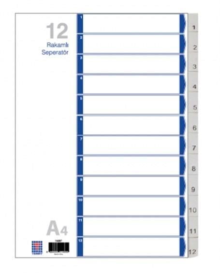 Temat Seperatör 1-12 Rakamlı 10287Temat Seperatör 1-12 Rakamlı 10287 - Kirtasiyem.netSeperatörler ( Ayraçlar )