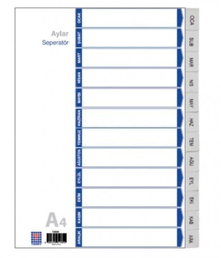 Temat Seperatör 12 Aylık(Ocak-Aralık) 10259Temat Seperatör 12 Aylık(Ocak-Aralık) 10259 - Kirtasiyem.netSeperatörler ( Ayraçlar )