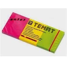 Temat Yapışkanlı Not Kağıdı 3 Lü 50X40 Karışık RenkTemat Yapışkanlı Not Kağıdı 3 Lü 50X40 Karışık Renk - Kirtasiyem.netYapışkanlı Not Kağıtları