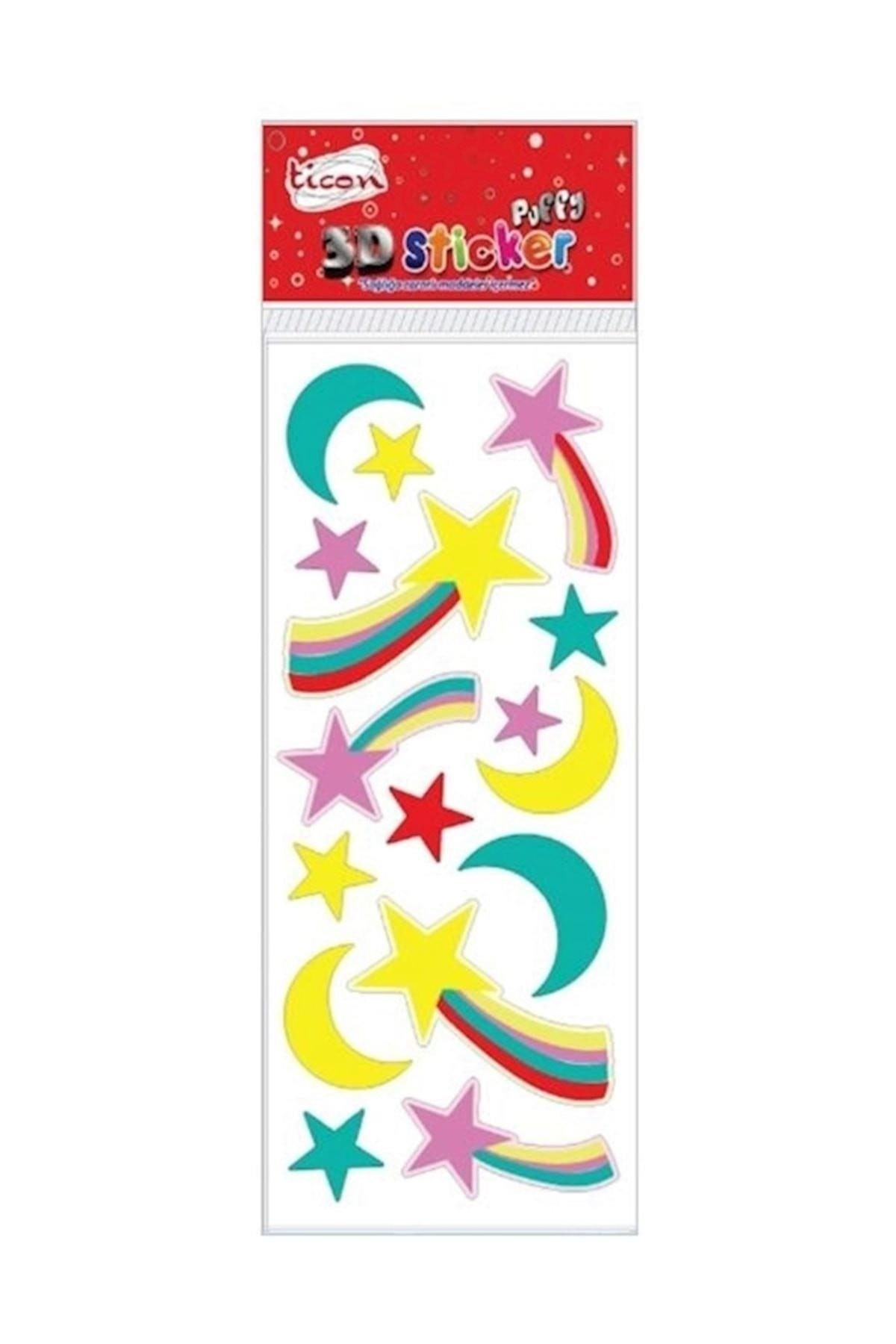 Ticon 3D-70 Puffy StickerTıcon 3D-70 Puffy Sticker - Kirtasiyem NetStickerlar