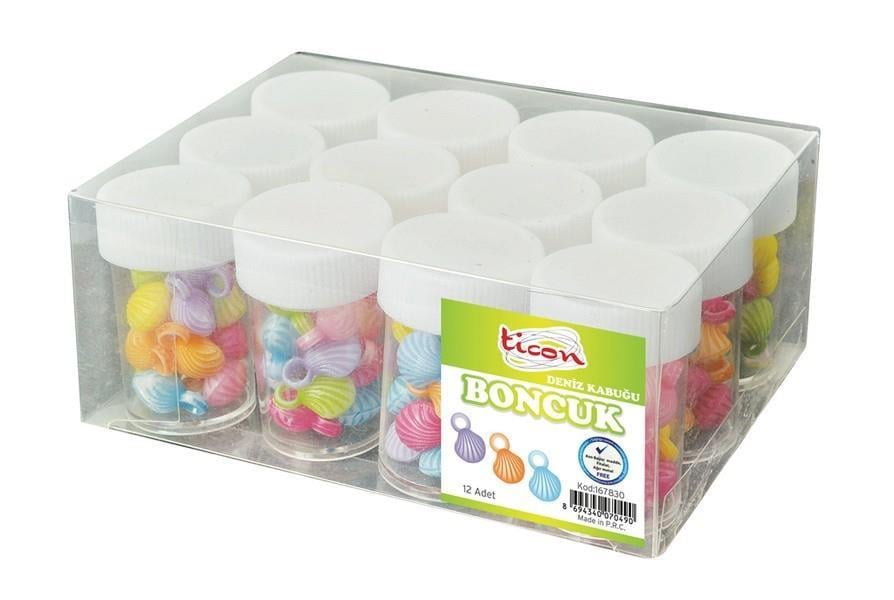 Ticon Boncuk Pastel Kabuk (1 Tüp)Ticon Boncuk Pastel Kabuk (1 Tüp) - Kirtasiyem.netBoncuklar