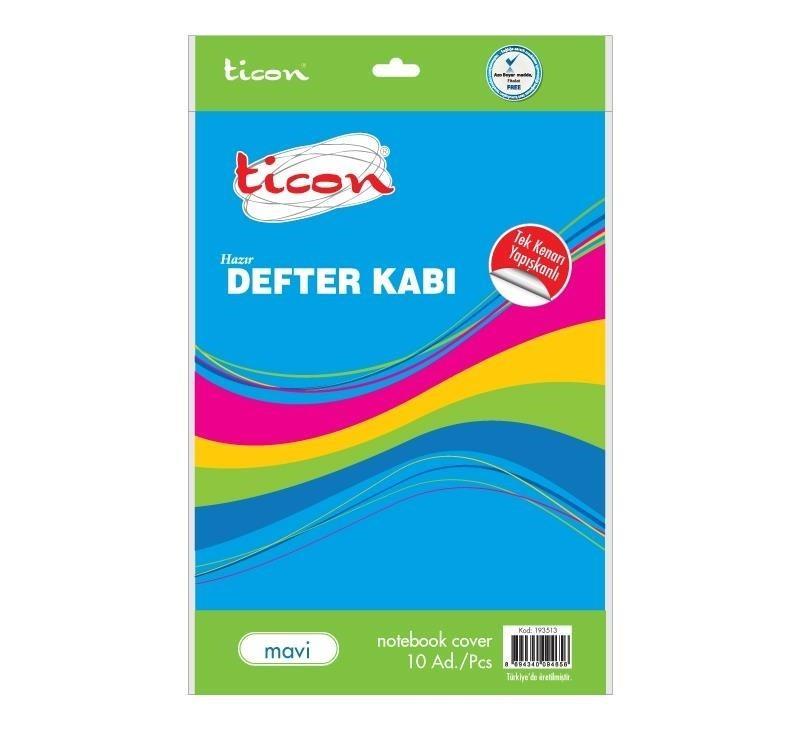 Ticon Defter Kabı Tek Kenarı Yapışkanlı Şeffaf 10 LuTicon Defter Kabı Tek Kenarı Yapışkanlı Şeffaf 10 Lu - Kirtasiyem.netDefter Kapları