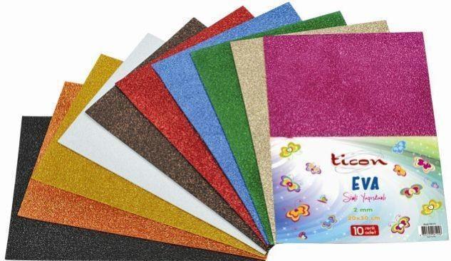 Ticon Eva Simli Yapışkanlı 20X30 Cm 10.LuTicon Eva Simli Yapışkanlı 20X30 Cm 10.Lu - Kirtasiyem.netEvalar