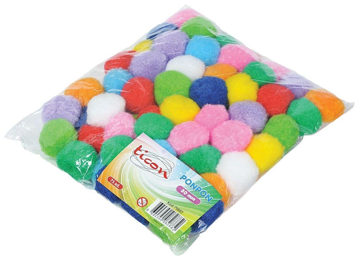 Ticon Pompom 30 MmTicon Pompom 30 Mm - Kirtasiyem.netPonponlar