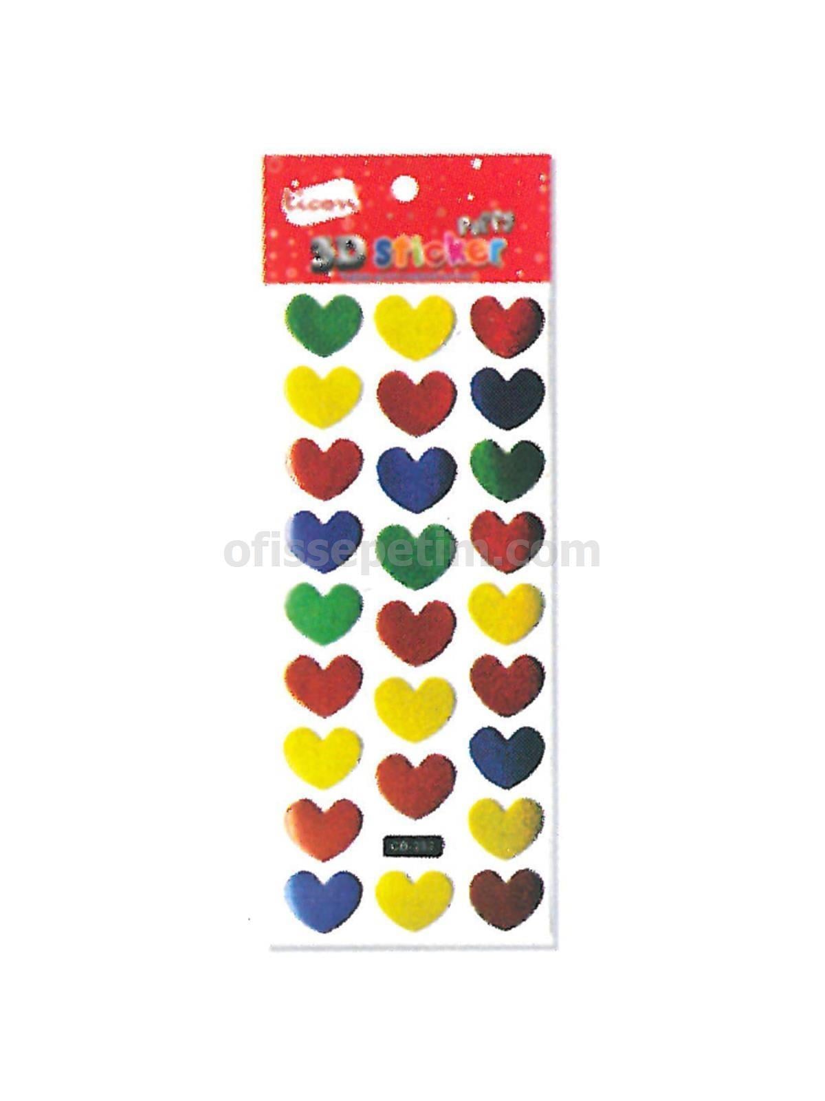 Tıcon Puffy Sticker 3D-36Tıcon Puffy Sticker 3D-36 - Kirtasiyem NetStickerlar