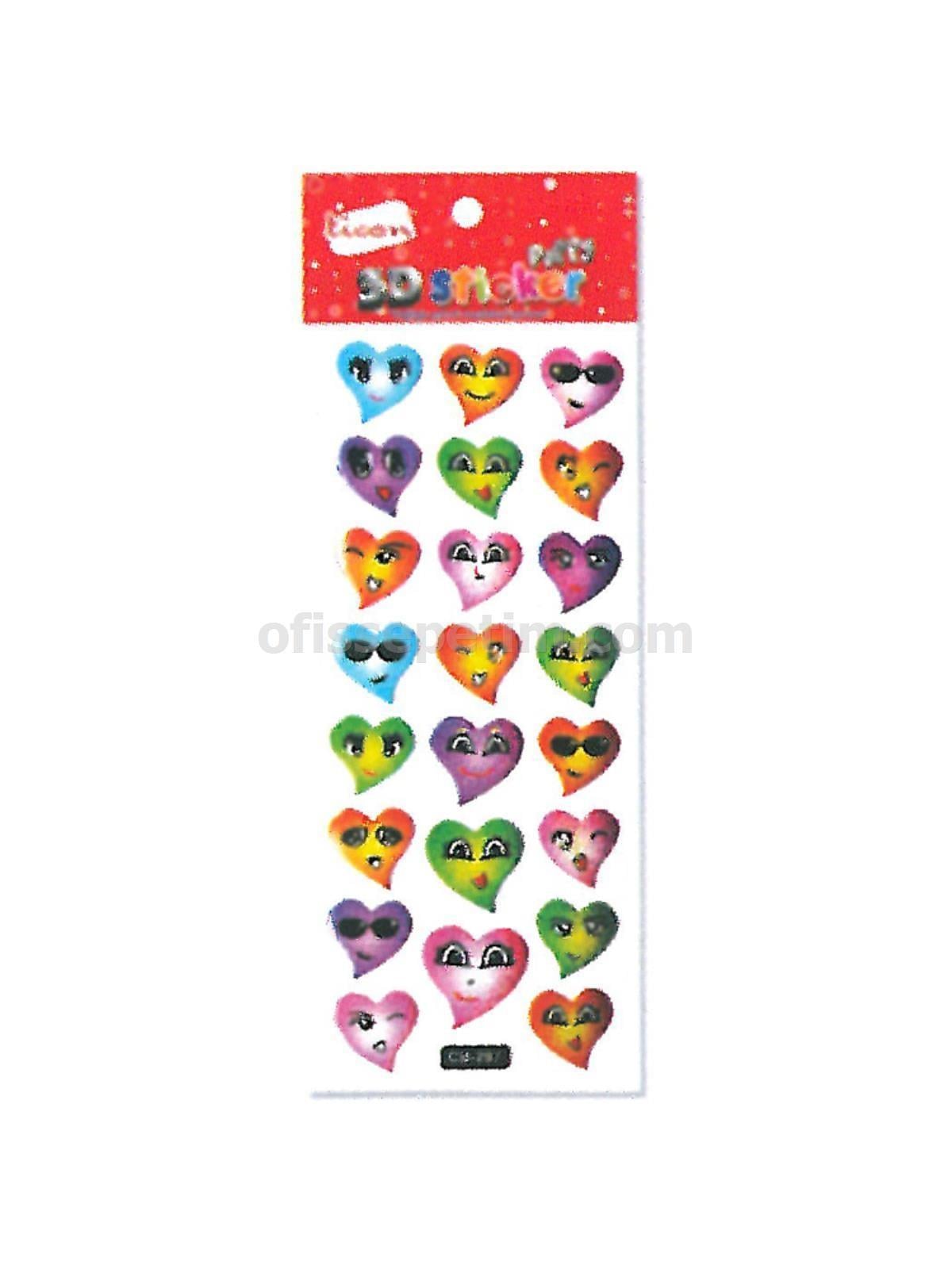 Ticon Puffy Sticker 3D-37Tıcon Puffy Sticker 3D-37 - Kirtasiyem NetStickerlar