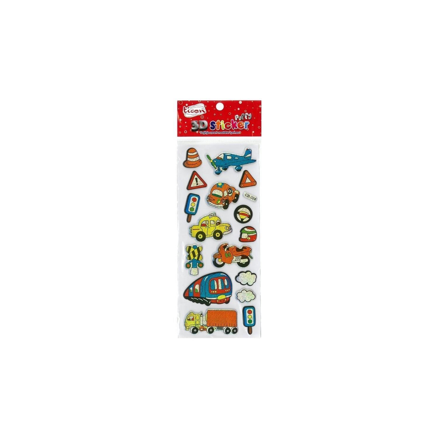 Tıcon Puffy Sticker 3D-40Tıcon Puffy Sticker 3D-40 - Kirtasiyem NetStickerlar
