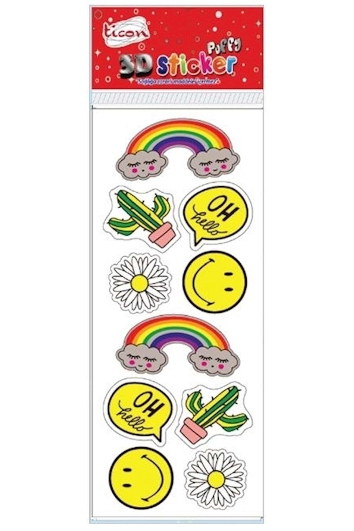 Ticon Puffy Sticker 3D-69Tıcon Puffy Sticker 3D-69 - Kirtasiyem NetStickerlar
