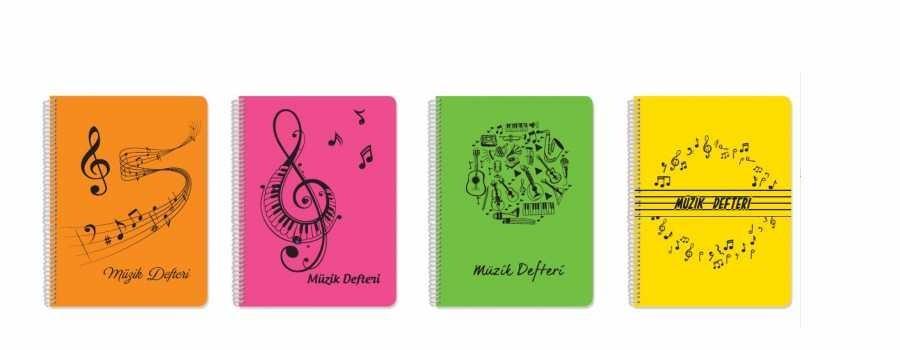 Ticon Spiralli Müzik Defteri A4 30 Yaprak 8 RenkTicon Spiralli Müzik Defteri A4 30 Yaprak 8 Renk - Kirtasiyem.netMüzik Defterleri