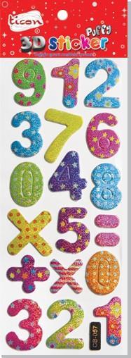 Ticon Sticker Puffy 3 Boyutlu 3D-16Ticon Sticker Puffy 3 Boyutlu 3D-16 - Kirtasiyem NetStickerlar