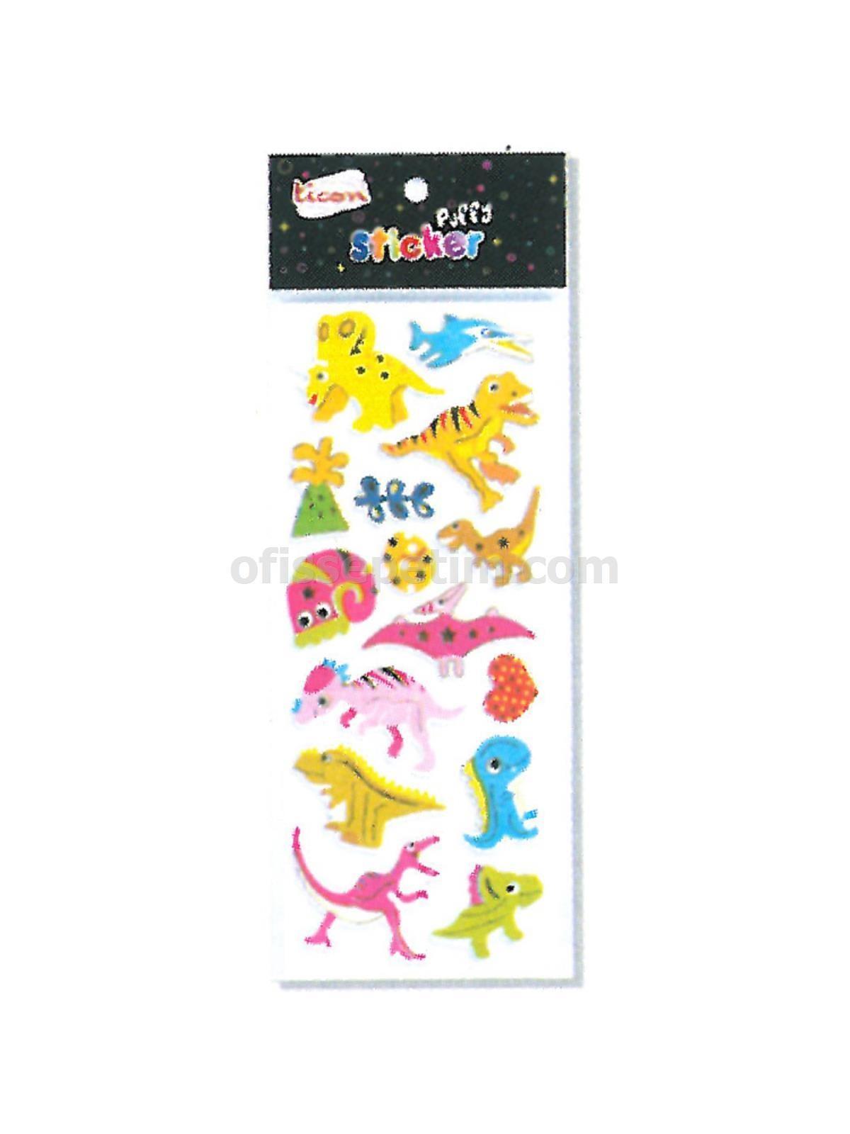 Ticon Sticker Puffy Tps-12Ticon Sticker Puffy Tps-12 - Kirtasiyem NetStickerlar